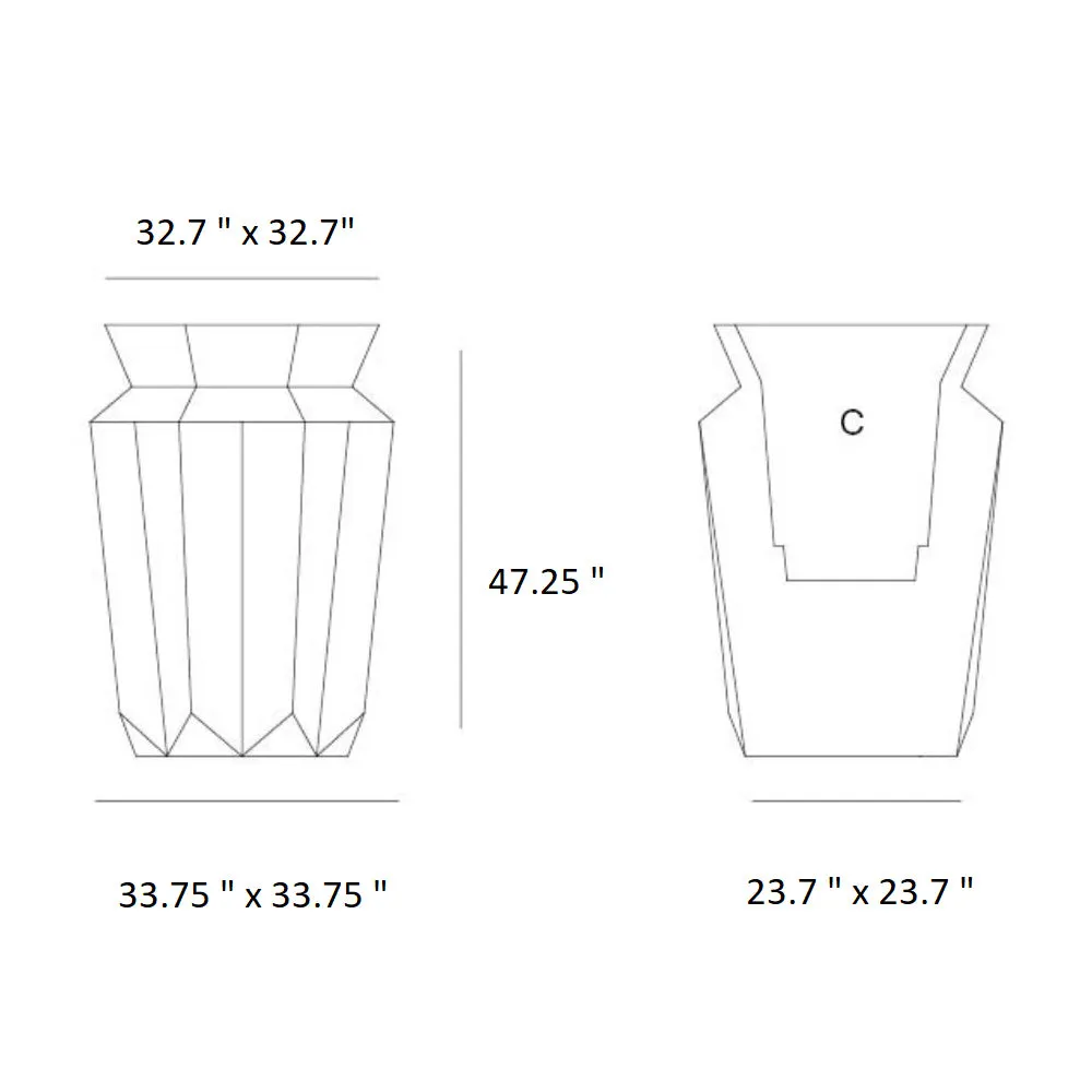 Origami Hasu Planter