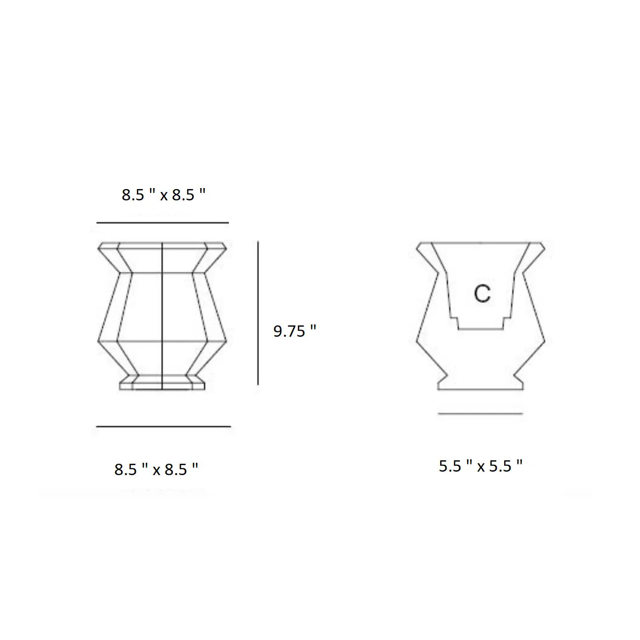 Origami Kashi Planter