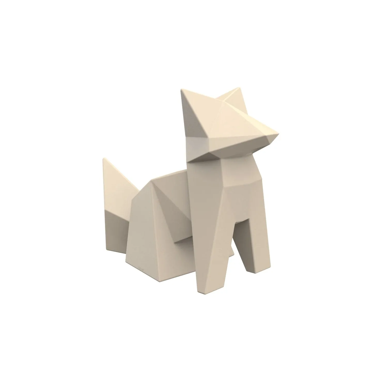 Origami Kitsune Statue