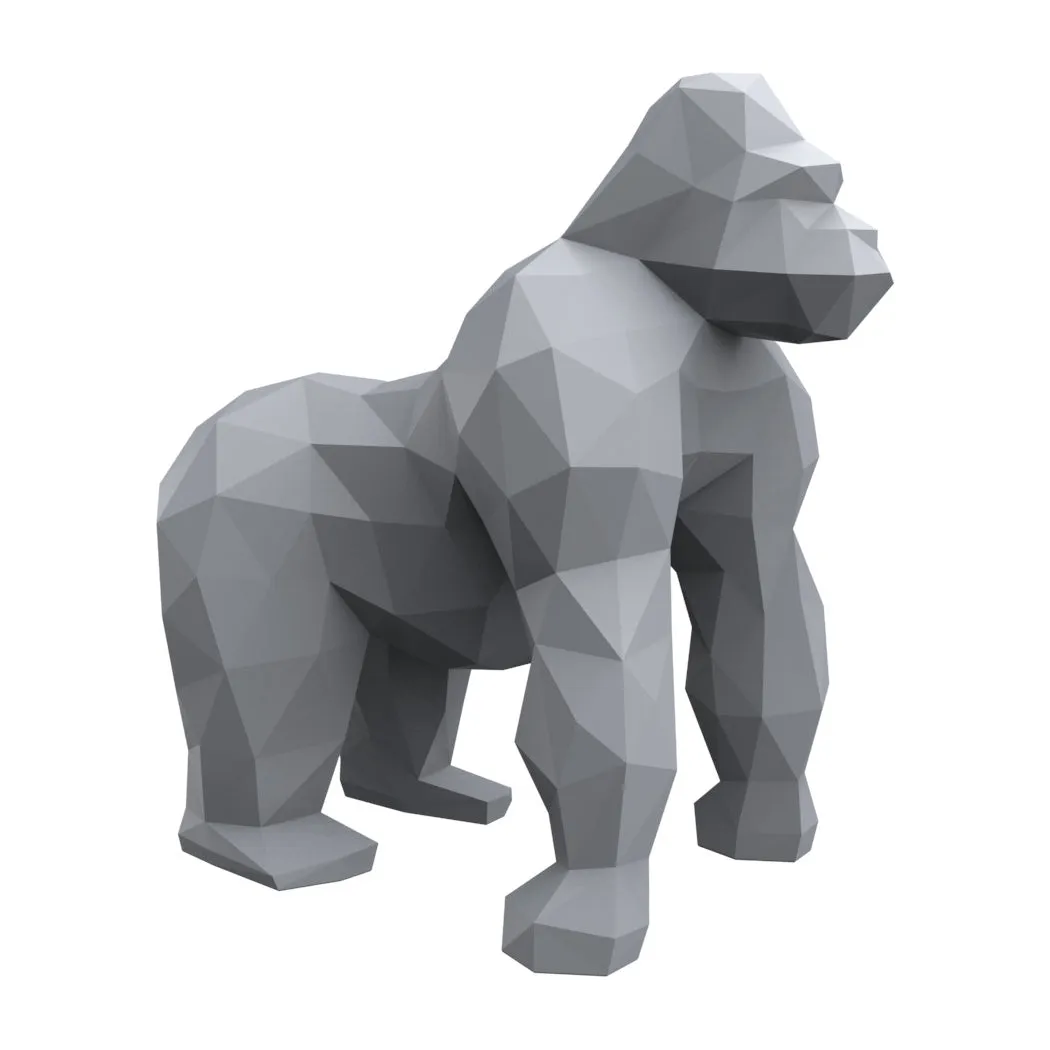 Origami Saru Statue