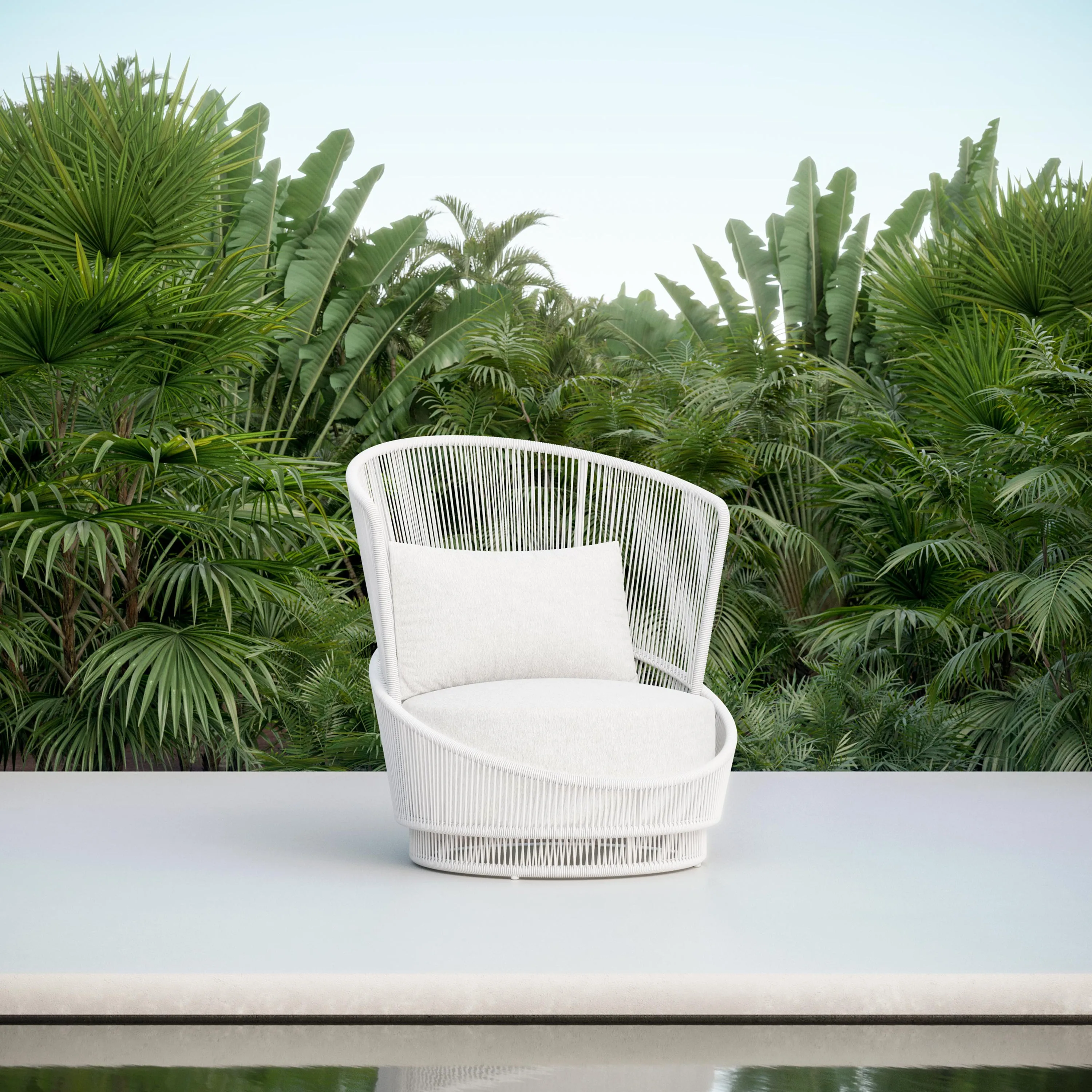 Palma Swivel Club Chair