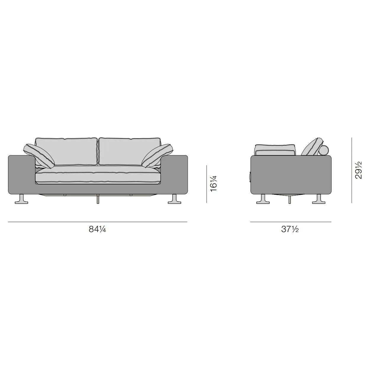 PAROS 2-Seater Sofa
