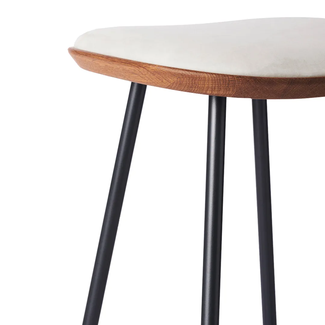 Pauline Bar Stool - Metal Legs