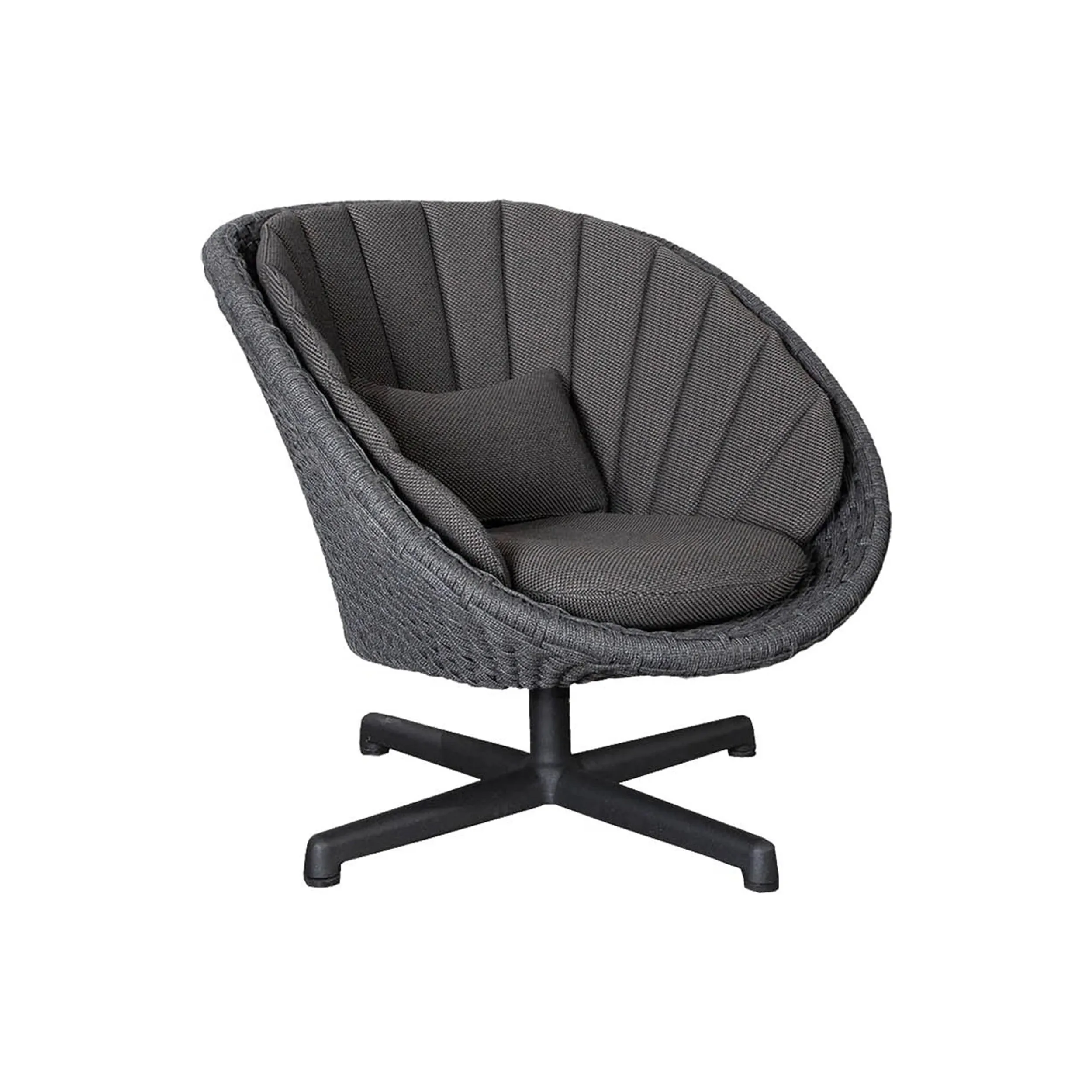 Peacock Outdoor Lounge Chair with Swivel Base