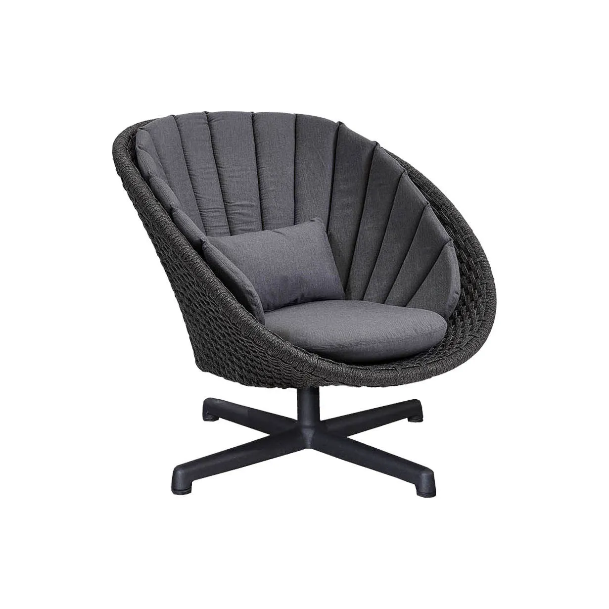Peacock Outdoor Lounge Chair with Swivel Base