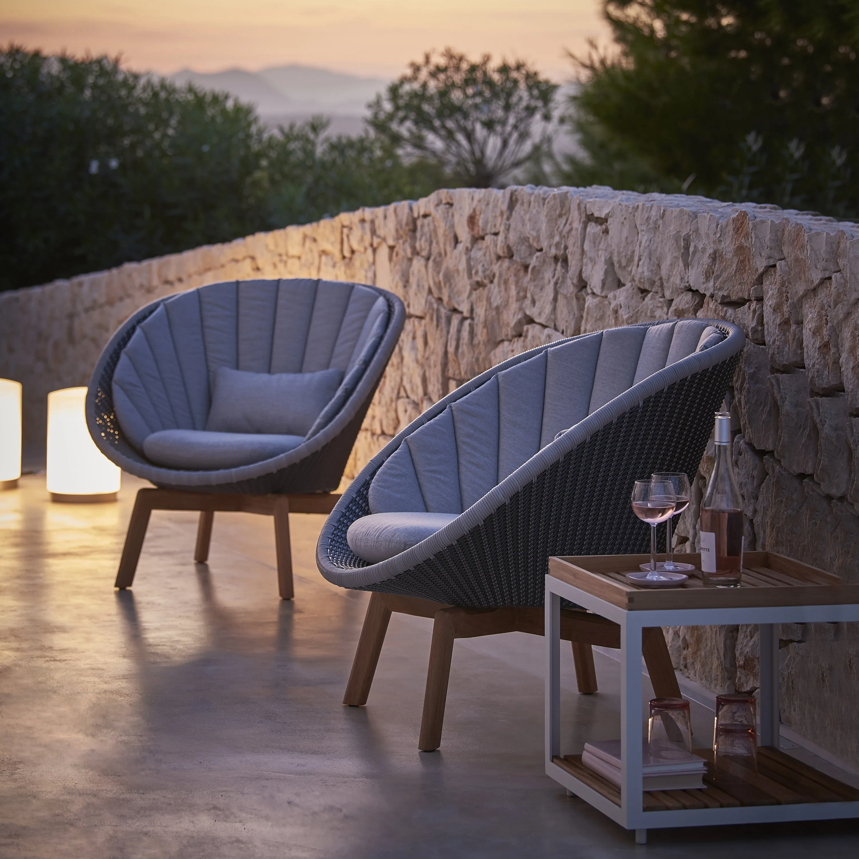 Peacock Outdoor Lounge Chair