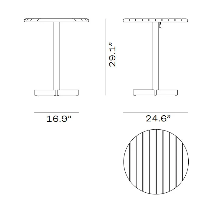 Pelagus Outdoor Cafe Table