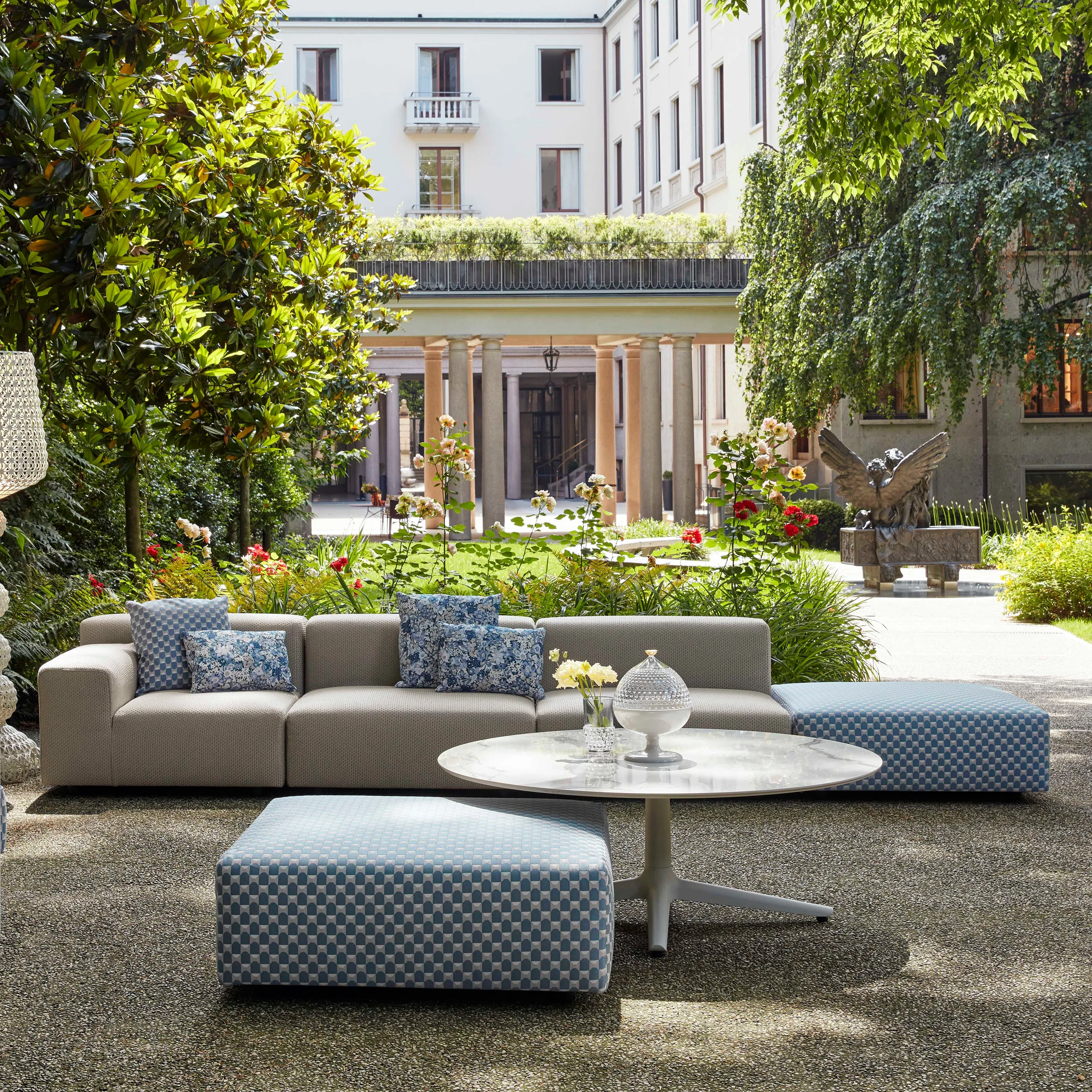 Plastics Outdoor Liberty Ottoman