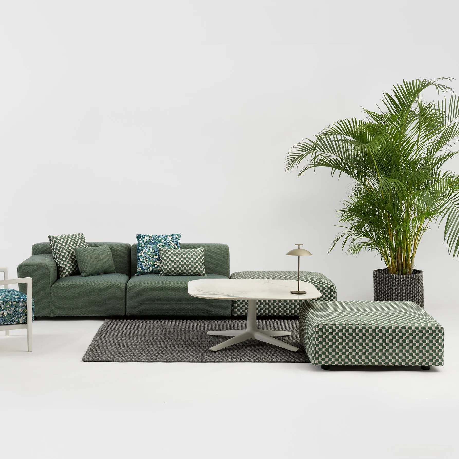 Plastics Outdoor Liberty Ottoman