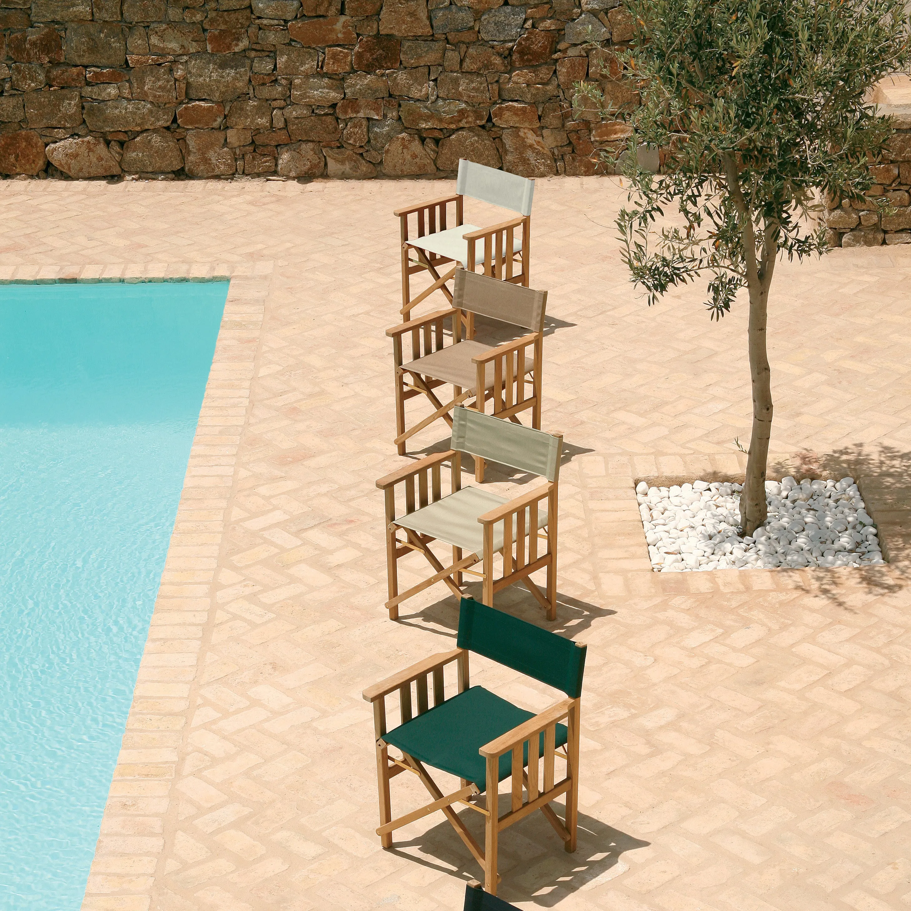 Safari Teak Folding Chair