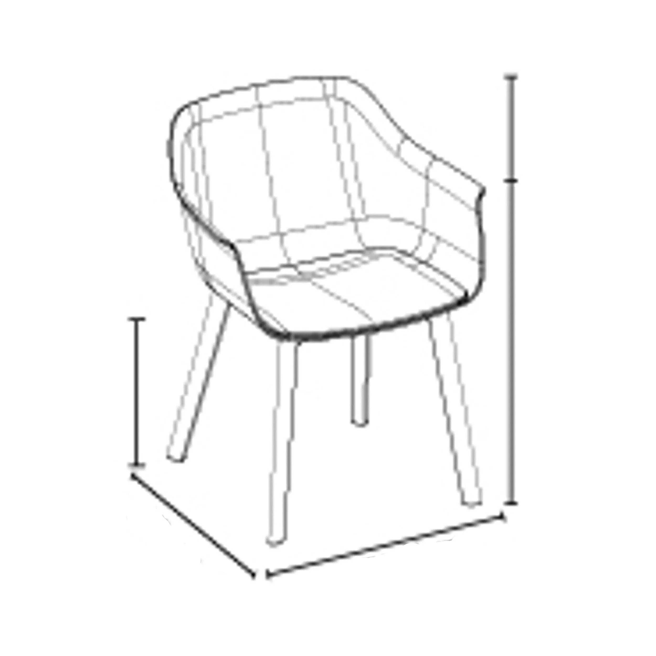 Shape Click Legs Dining Armchair (Set of 2)