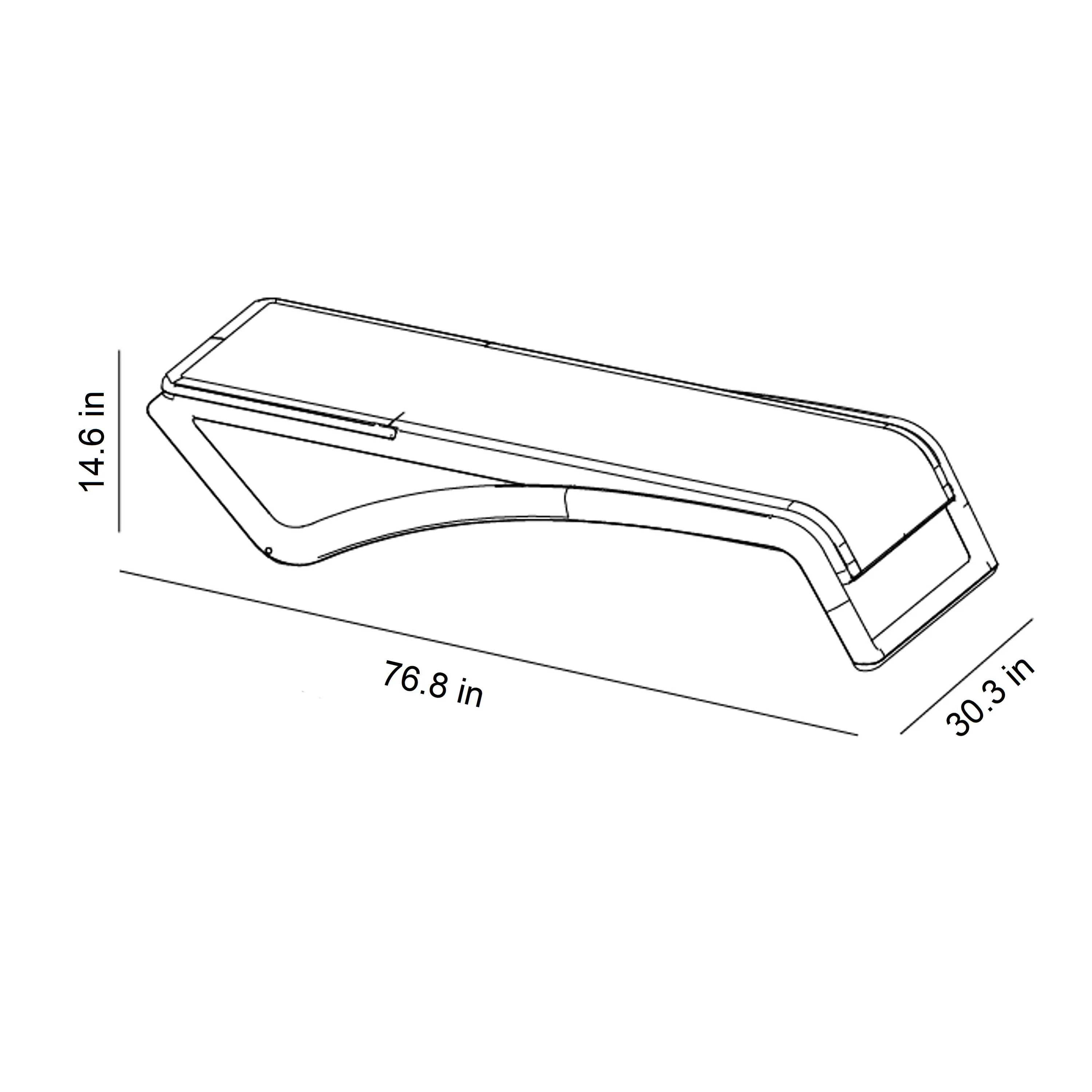 Sky Club Outdoor Sunlounger (Set of 2)