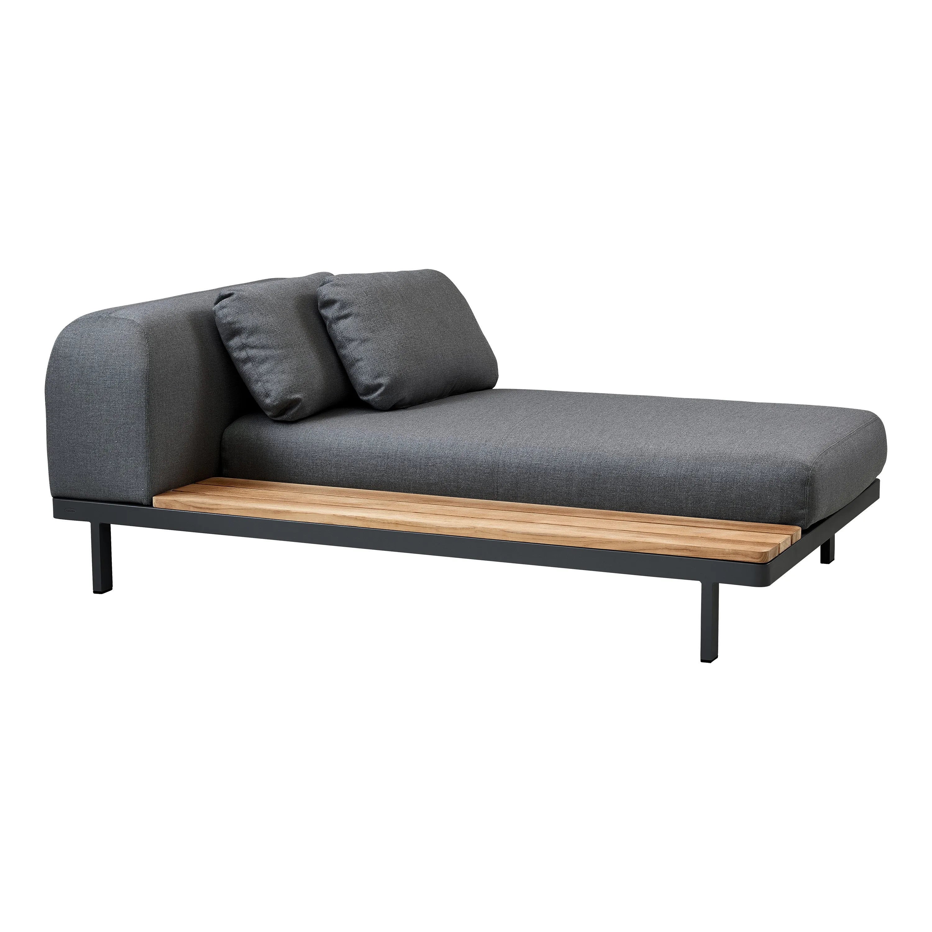Space Outdoor Chaise Sofa with Side Table