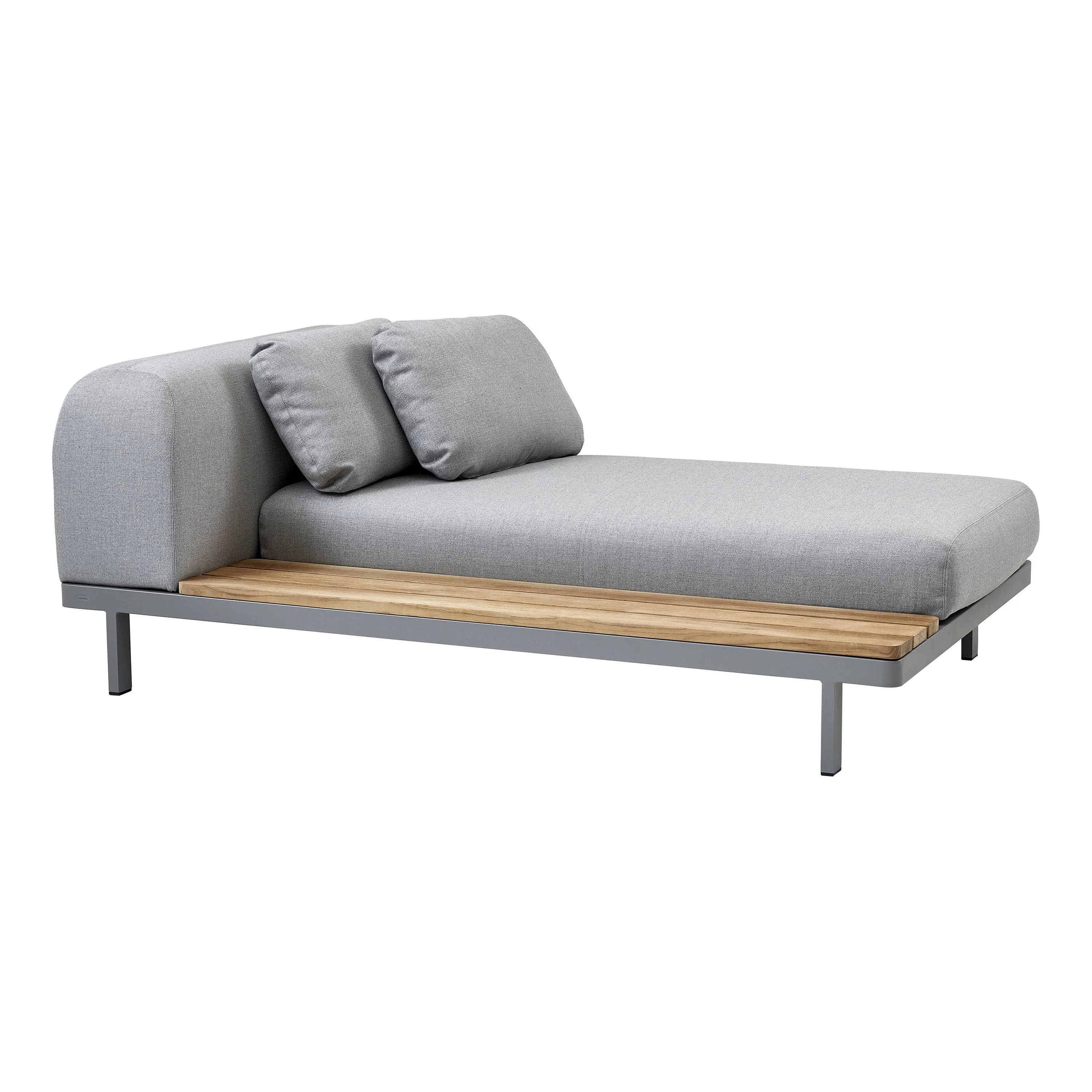 Space Outdoor Chaise Sofa with Side Table