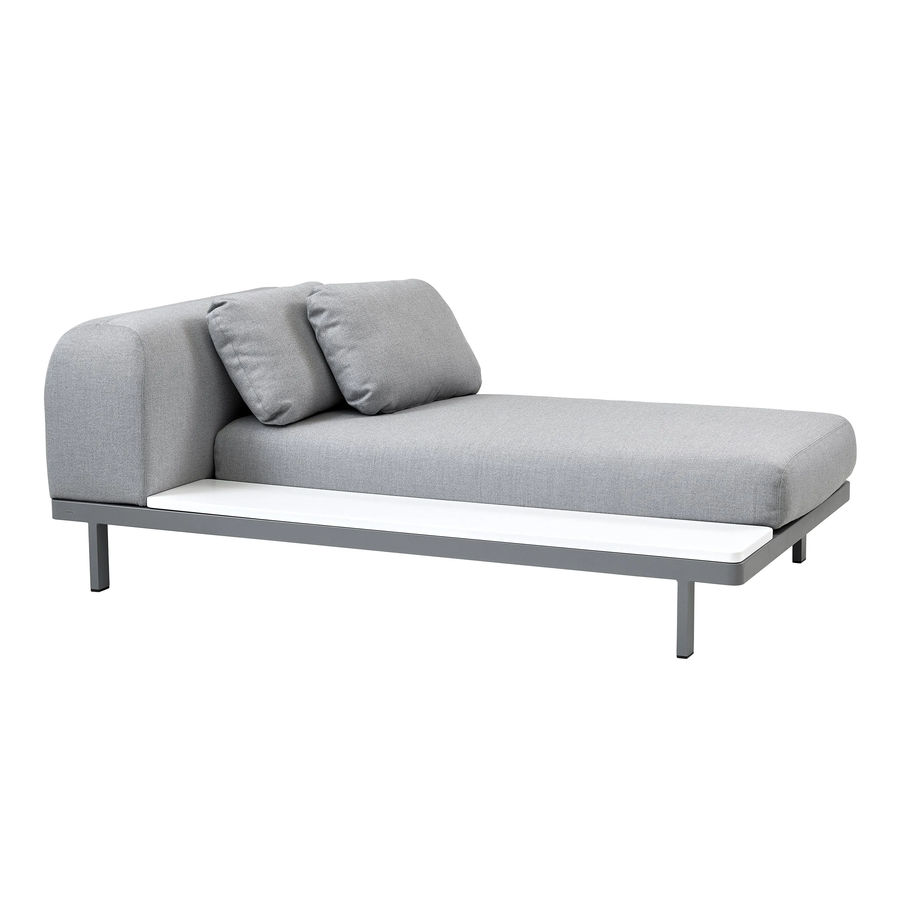 Space Outdoor Chaise Sofa with Side Table