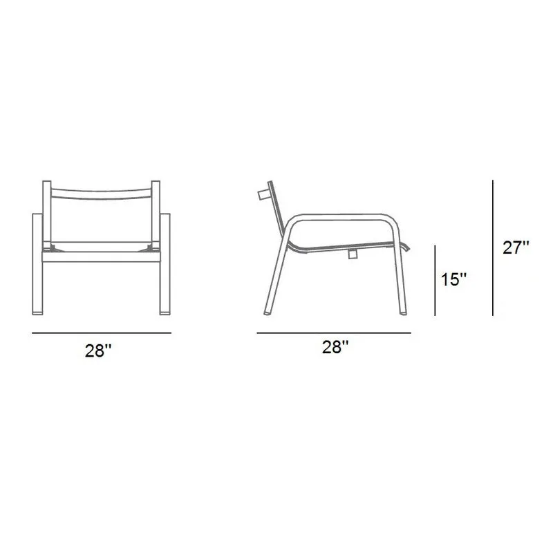 Stack Outdoor Lounge Chair