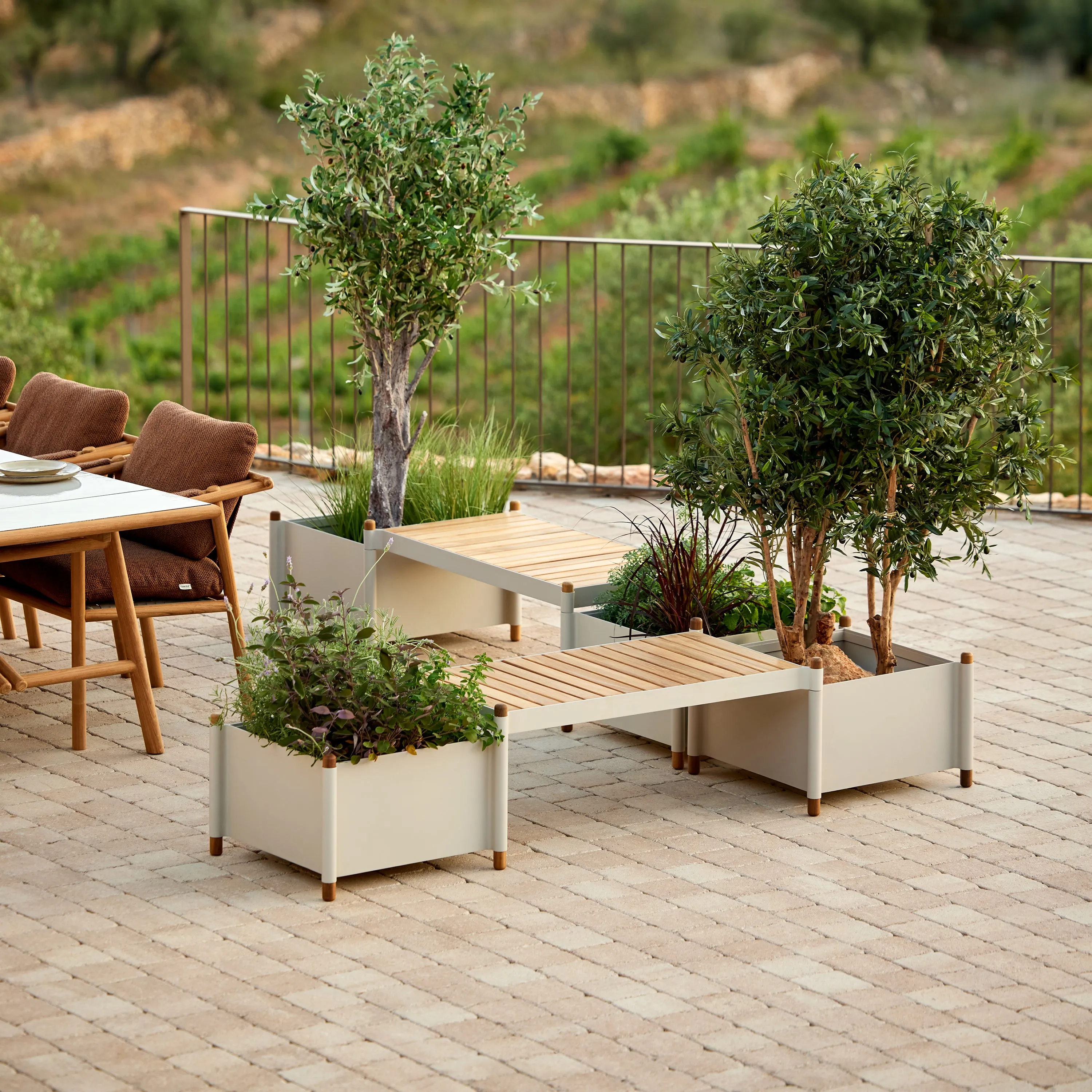 Sticks Outdoor Planter