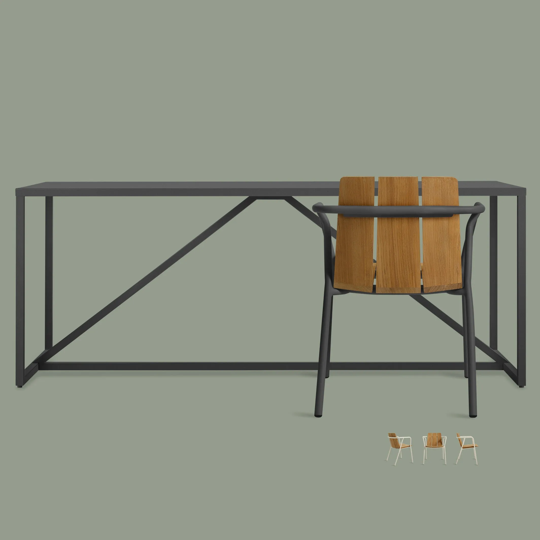 Strut Outdoor Dining Table