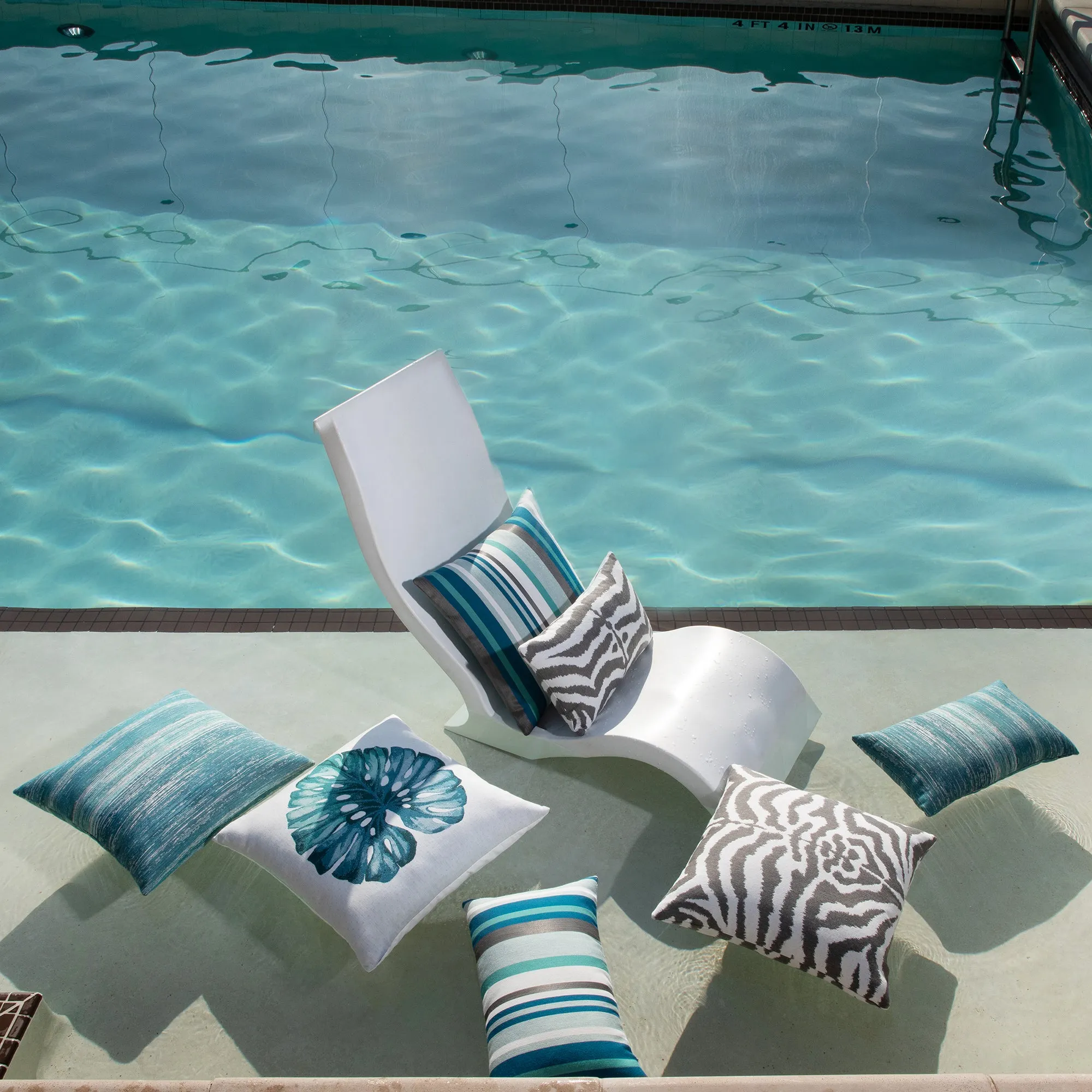 Textured Outdoor Pillow