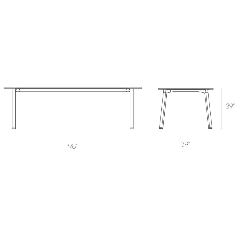 Timeless Rectangular Dining Table