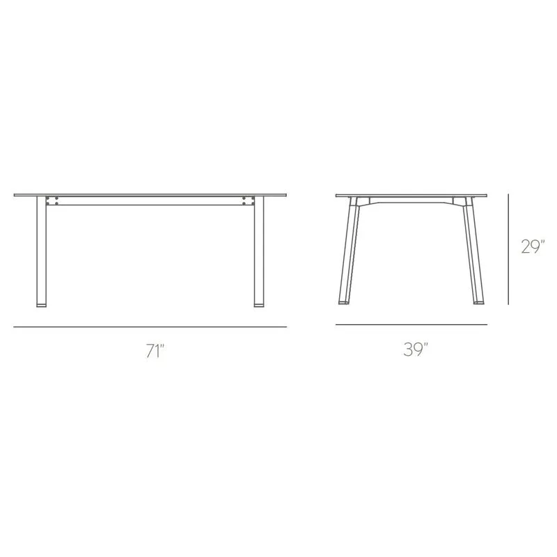Timeless Rectangular Dining Table
