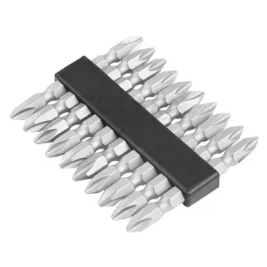 Tolsen Doube End Screw- Driver Bits Set 10pk S2 Anti-Slip