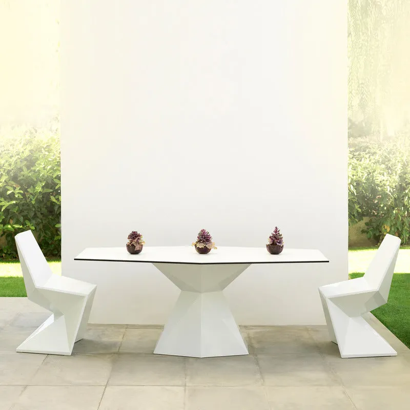 Vertex Rectangle Table - Full White