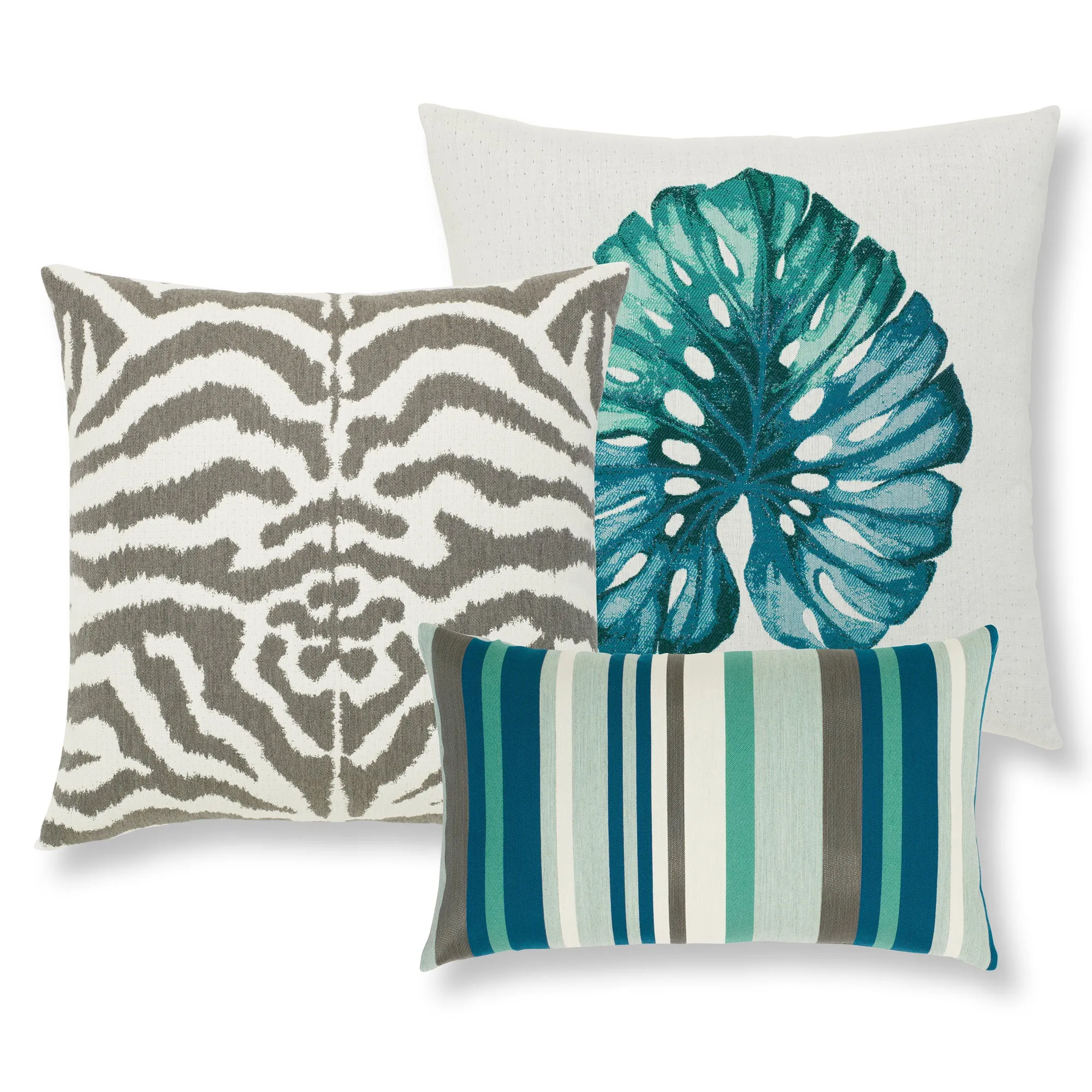 Zebra Outdoor Pillow